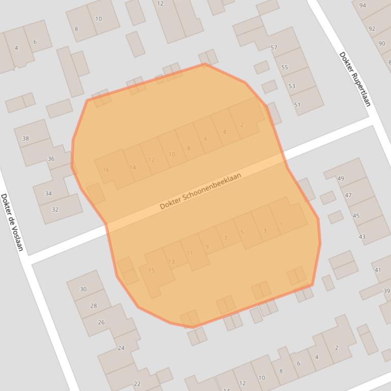 Kaart van postcodegebied 3761XW.