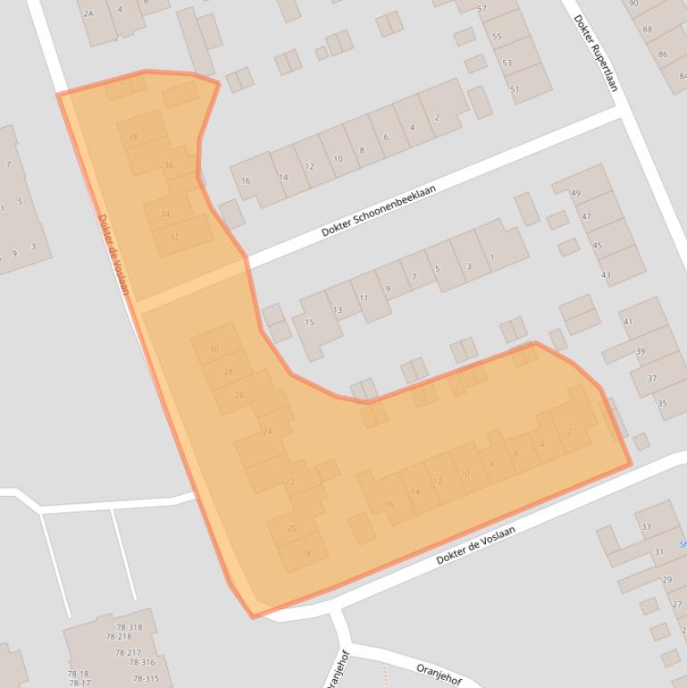 Kaart van postcodegebied 3761XZ.
