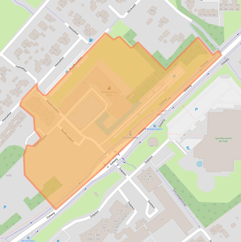 Kaart van postcodegebied 3762AV.