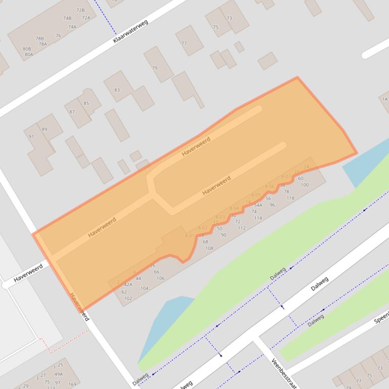 Kaart van postcodegebied 3762BH.