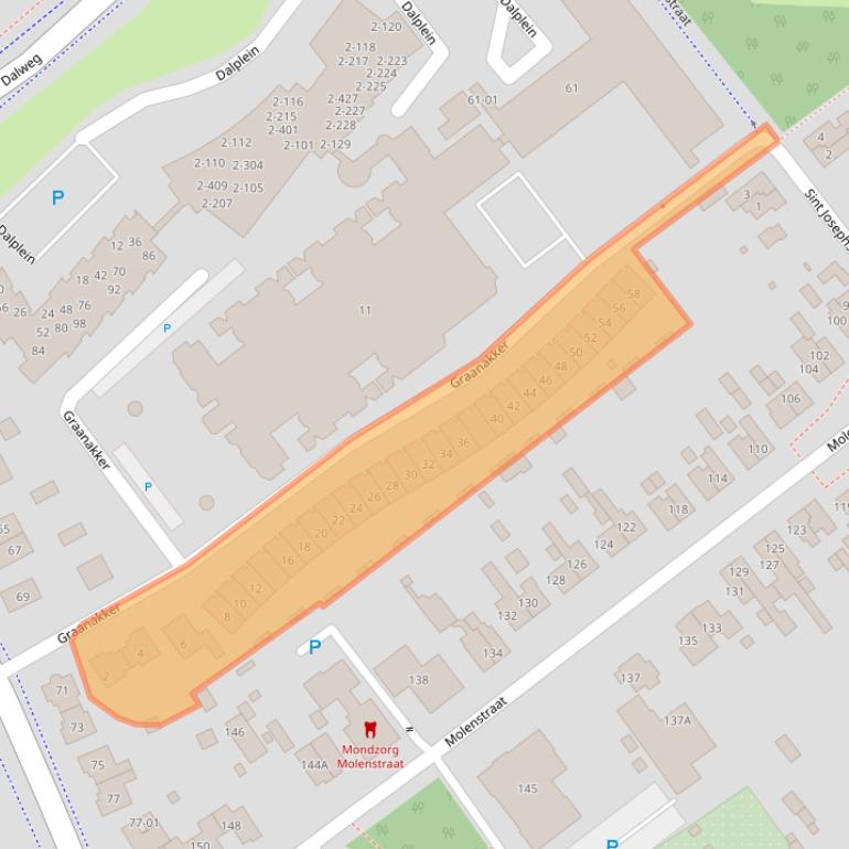 Kaart van postcodegebied 3762BT.