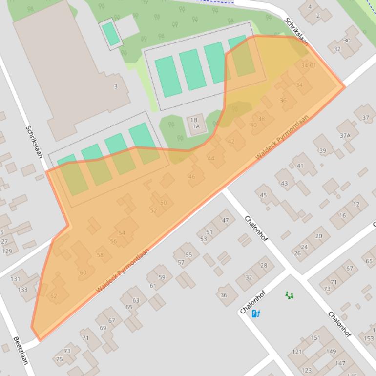Kaart van postcodegebied 3762CN.