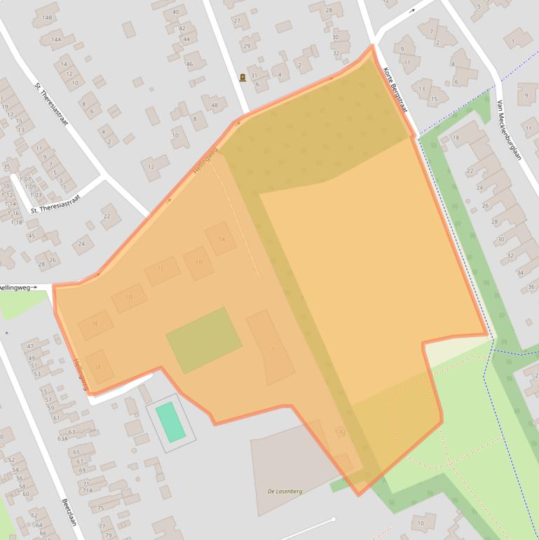 Kaart van postcodegebied 3762CP.