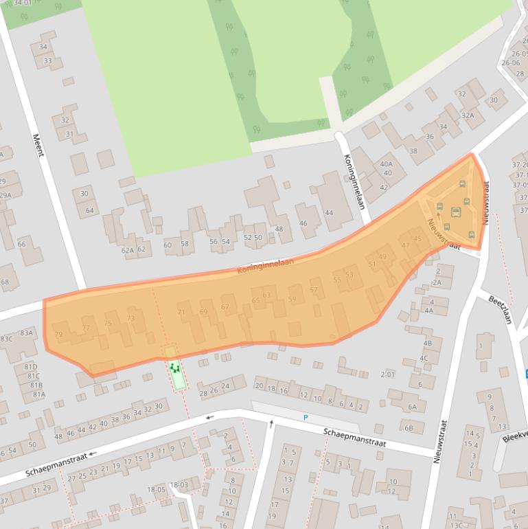 Kaart van postcodegebied 3762DB.