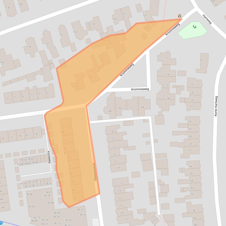 Kaart van postcodegebied 3762DP.