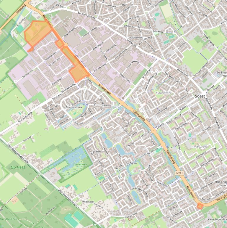 Kaart van postcodegebied 3762EA.