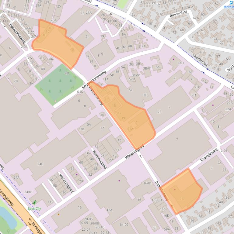 Kaart van postcodegebied 3762EG.