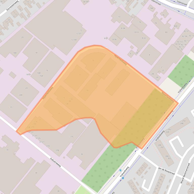 Kaart van postcodegebied 3762EP.