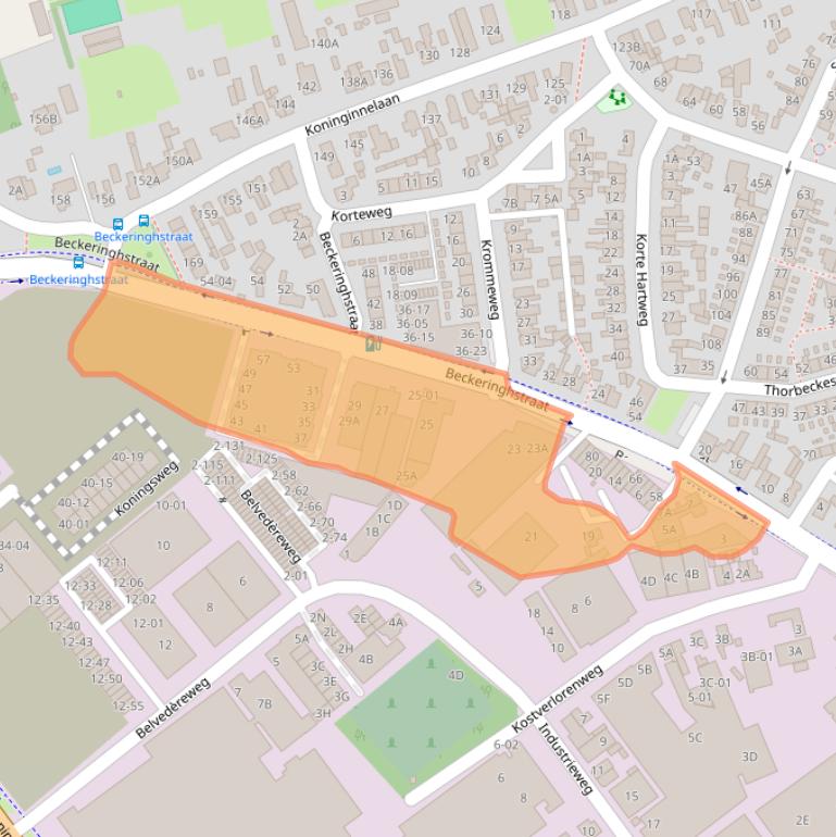 Kaart van postcodegebied 3762EV.