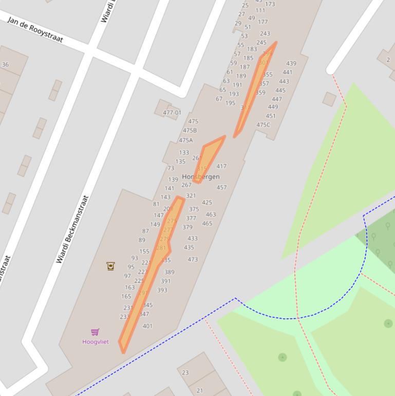 Kaart van postcodegebied 3762GH.