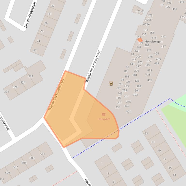 Kaart van postcodegebied 3762GP.