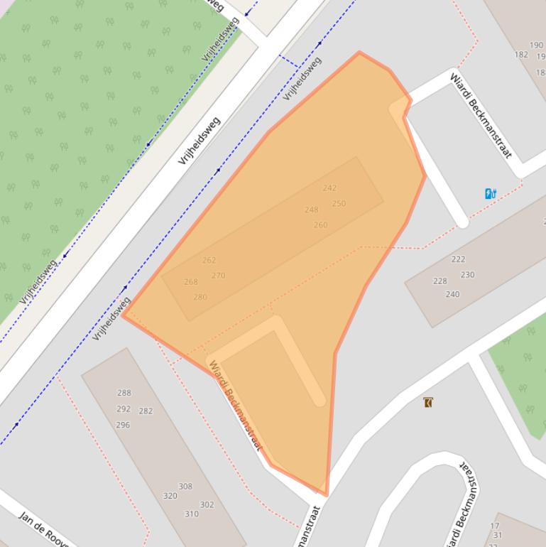 Kaart van postcodegebied 3762HH.