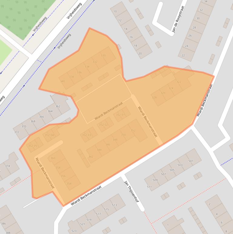 Kaart van postcodegebied 3762HK.