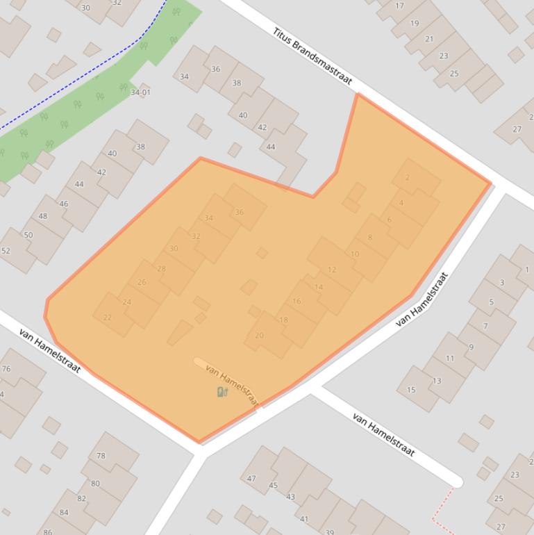 Kaart van postcodegebied 3762JD.