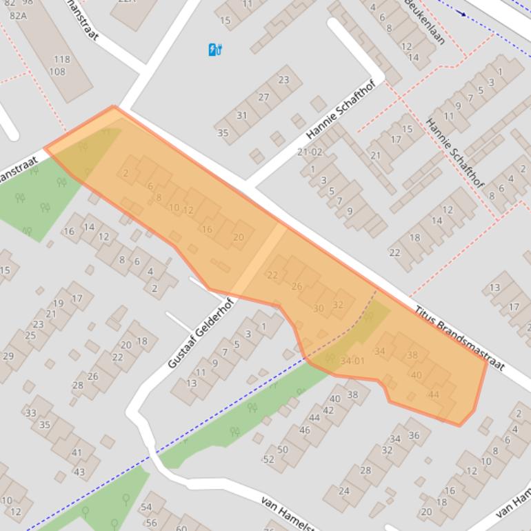 Kaart van postcodegebied 3762JK.