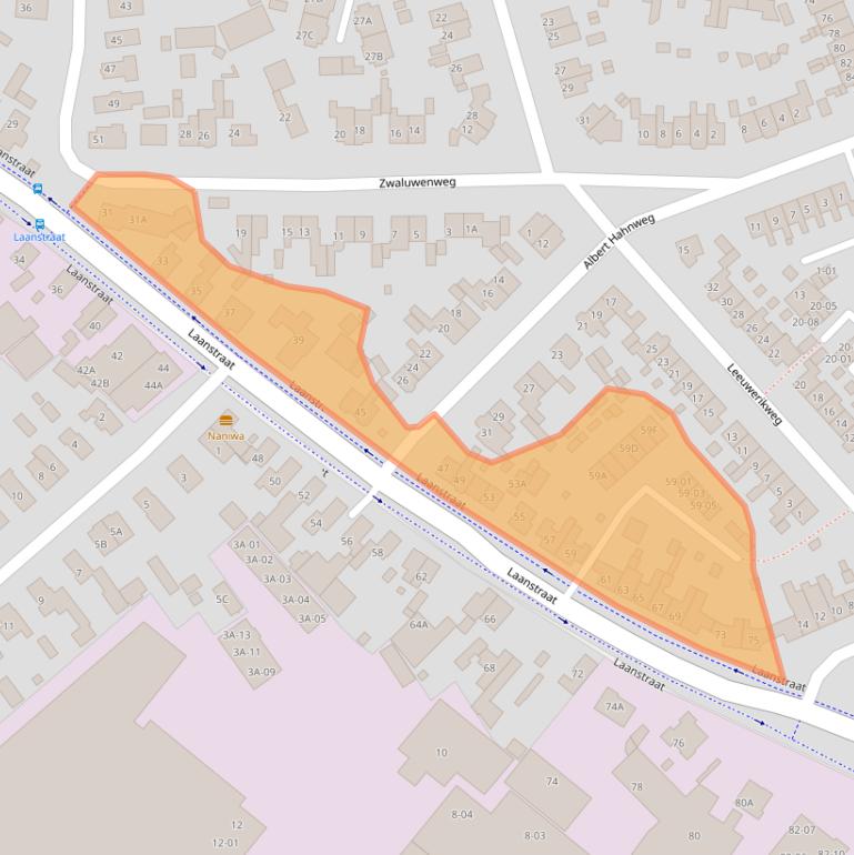 Kaart van postcodegebied 3762KB.