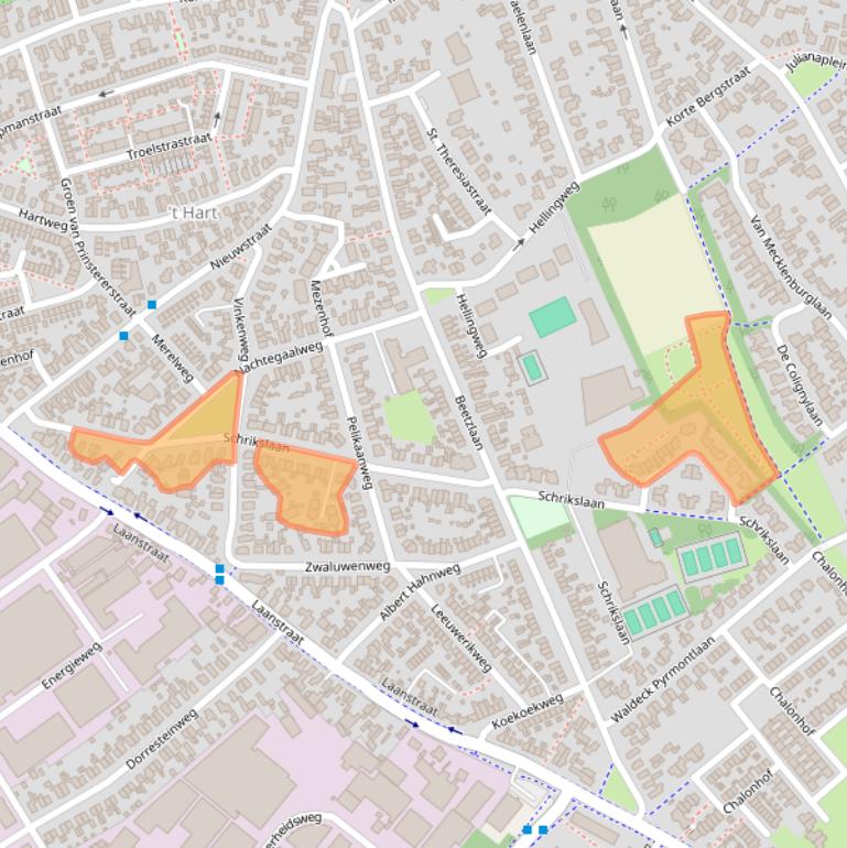 Kaart van postcodegebied 3762TB.