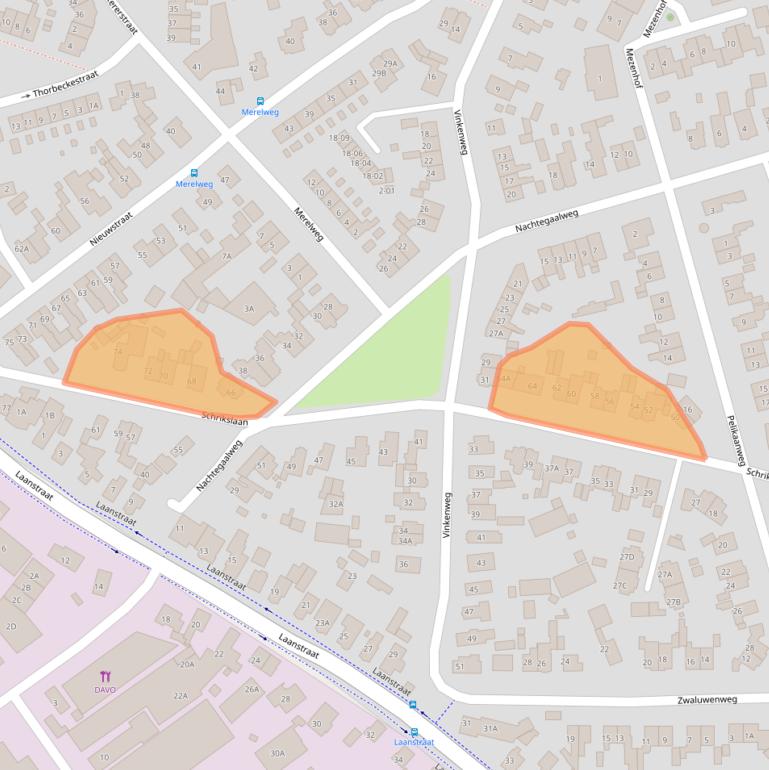 Kaart van postcodegebied 3762TD.