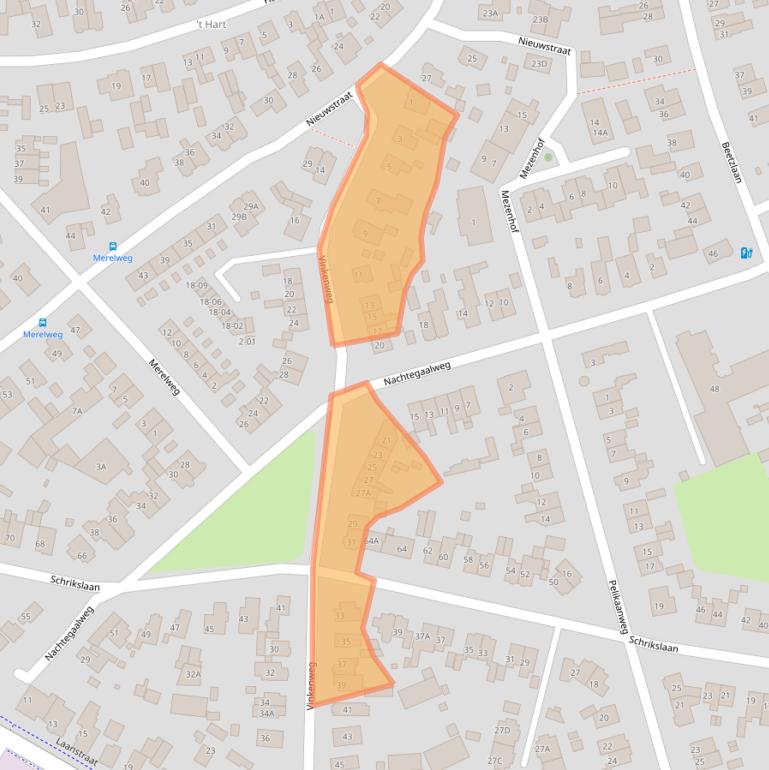 Kaart van postcodegebied 3762TE.