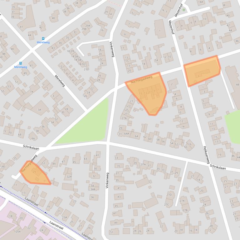 Kaart van postcodegebied 3762TJ.