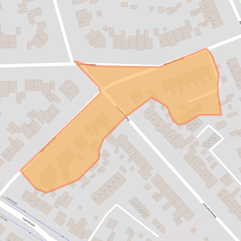 Kaart van postcodegebied 3762VD.