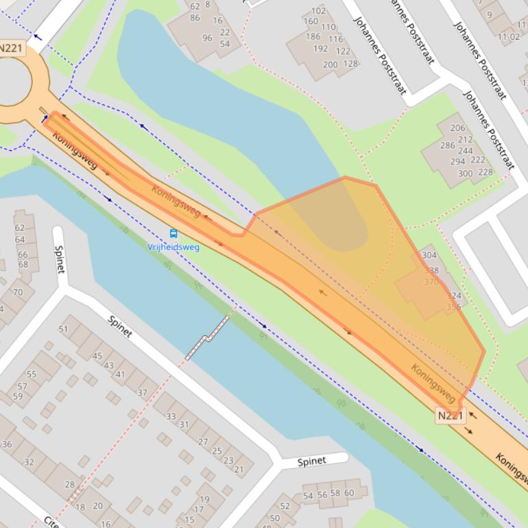 Kaart van postcodegebied 3762VW.