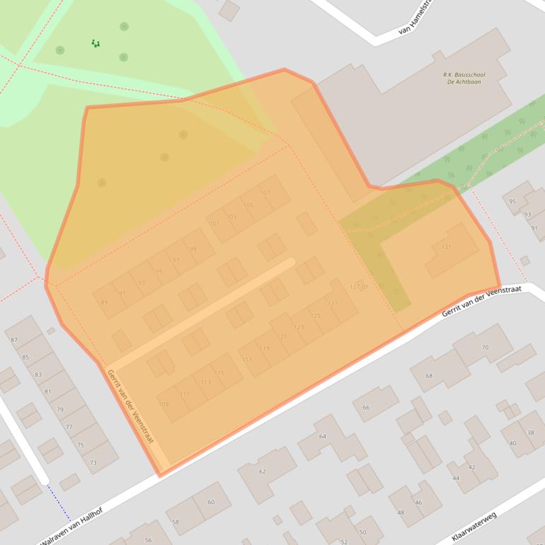 Kaart van postcodegebied 3762XK.
