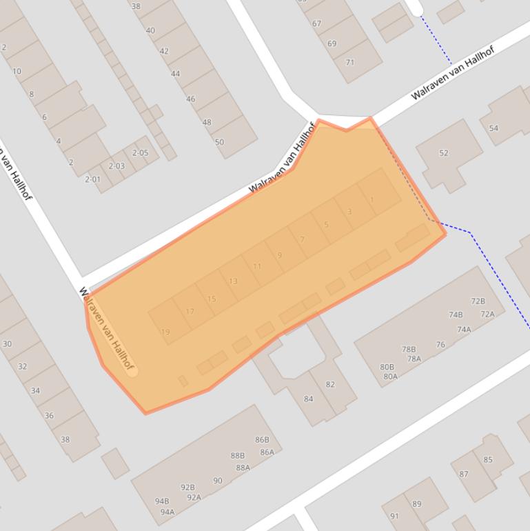 Kaart van postcodegebied 3762XN.