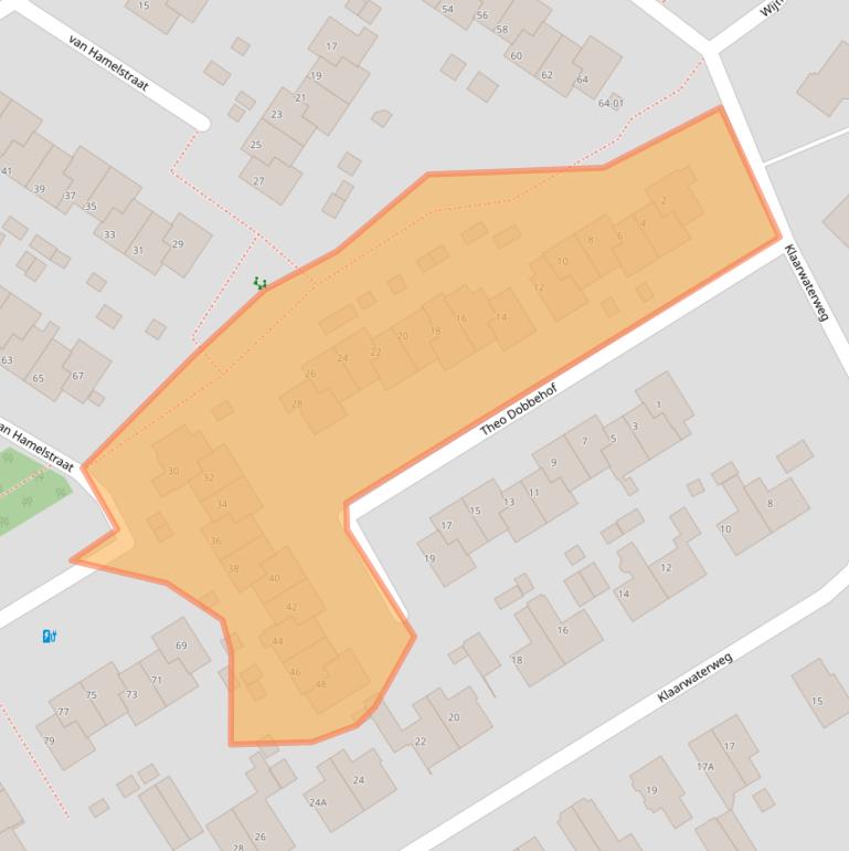 Kaart van postcodegebied 3762XS.