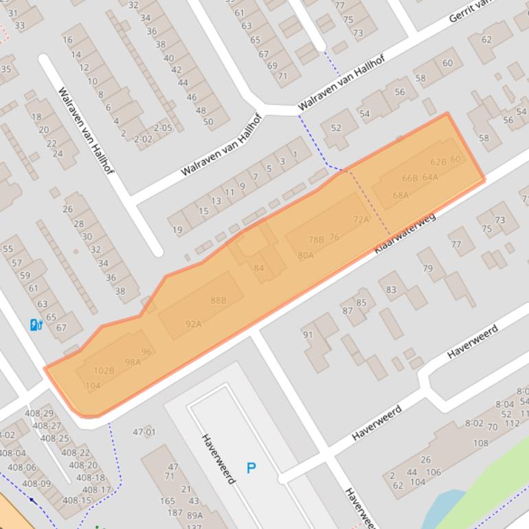 Kaart van postcodegebied 3762XX.