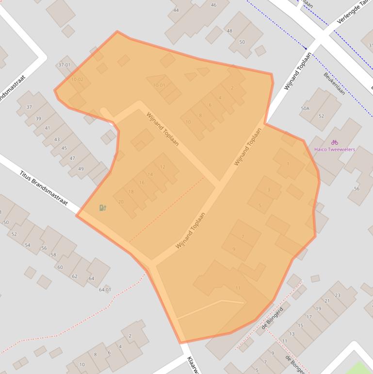 Kaart van postcodegebied 3762XZ.