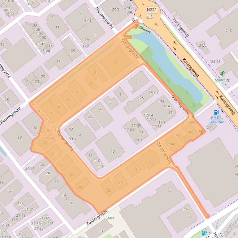 Kaart van postcodegebied 3763LZ.