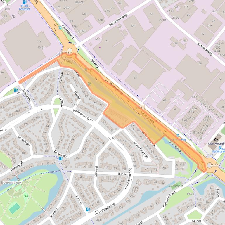 Kaart van postcodegebied 3763ZC.