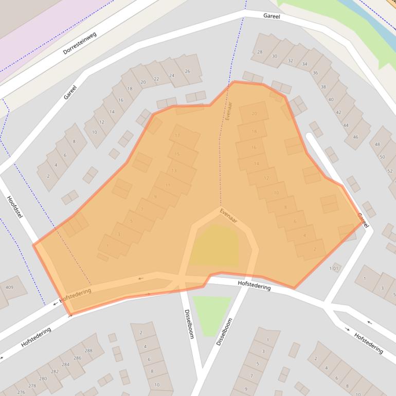 Kaart van postcodegebied 3763ZG.