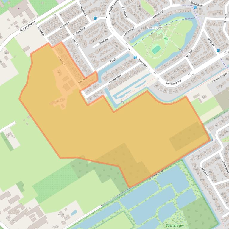 Kaart van postcodegebied 3763ZT.