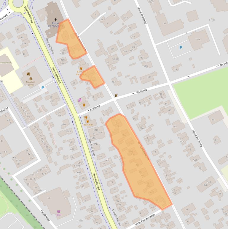 Kaart van postcodegebied 3764AR.