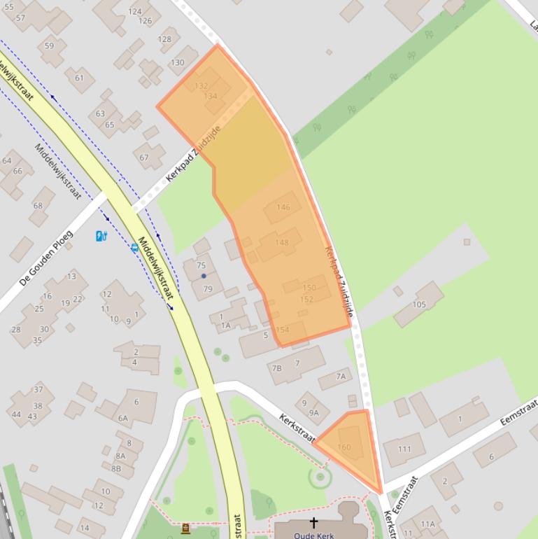 Kaart van postcodegebied 3764AV.