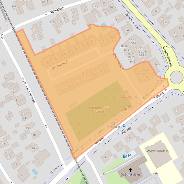 Kaart van postcodegebied 3764BA.