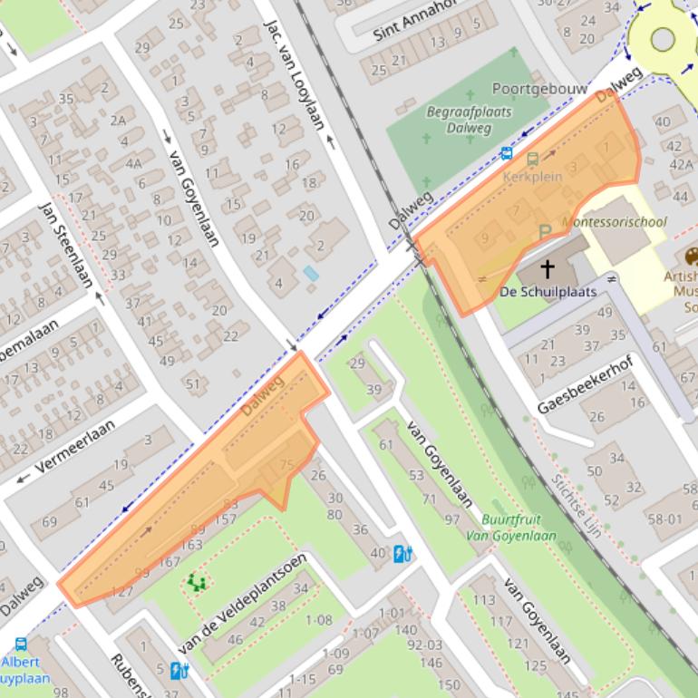 Kaart van postcodegebied 3764BT.