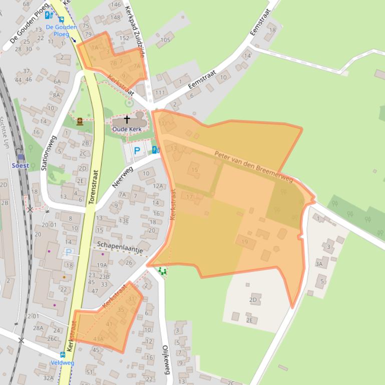 Kaart van postcodegebied 3764CR.