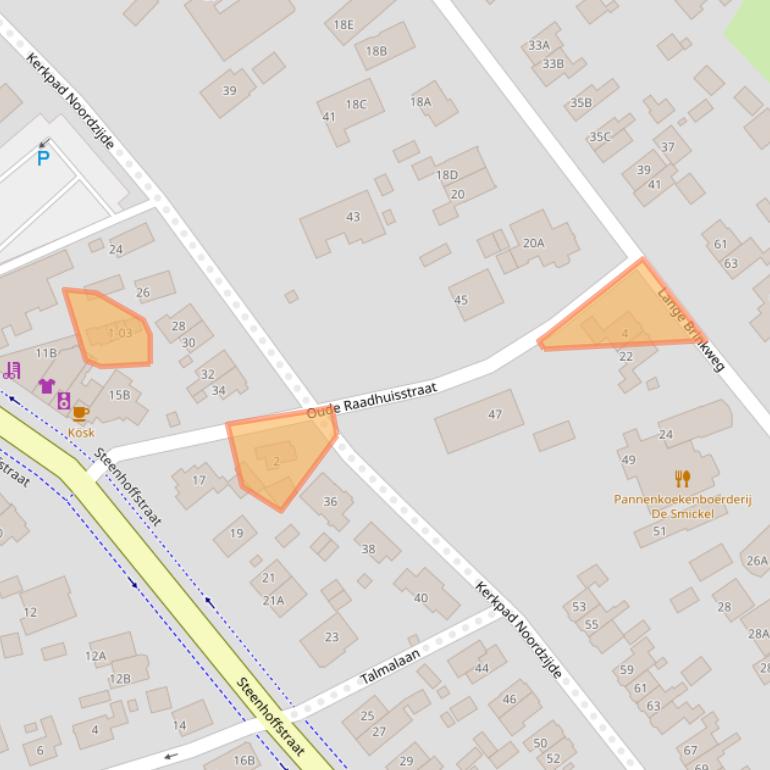 Kaart van postcodegebied 3764DH.