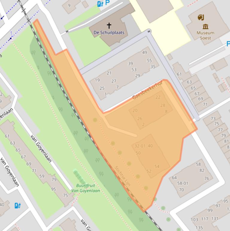 Kaart van postcodegebied 3764DN.