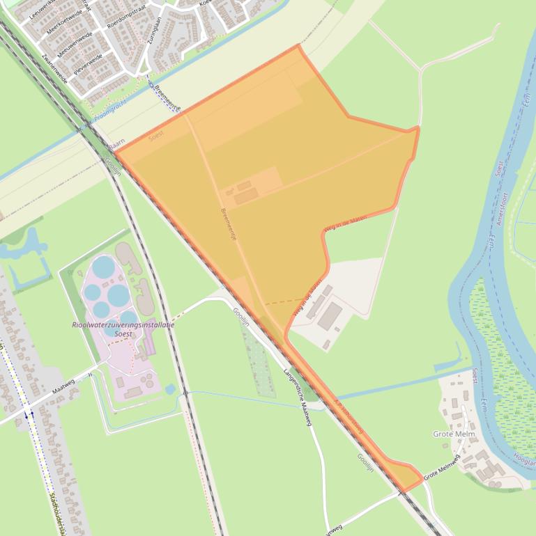 Kaart van postcodegebied 3764MT.