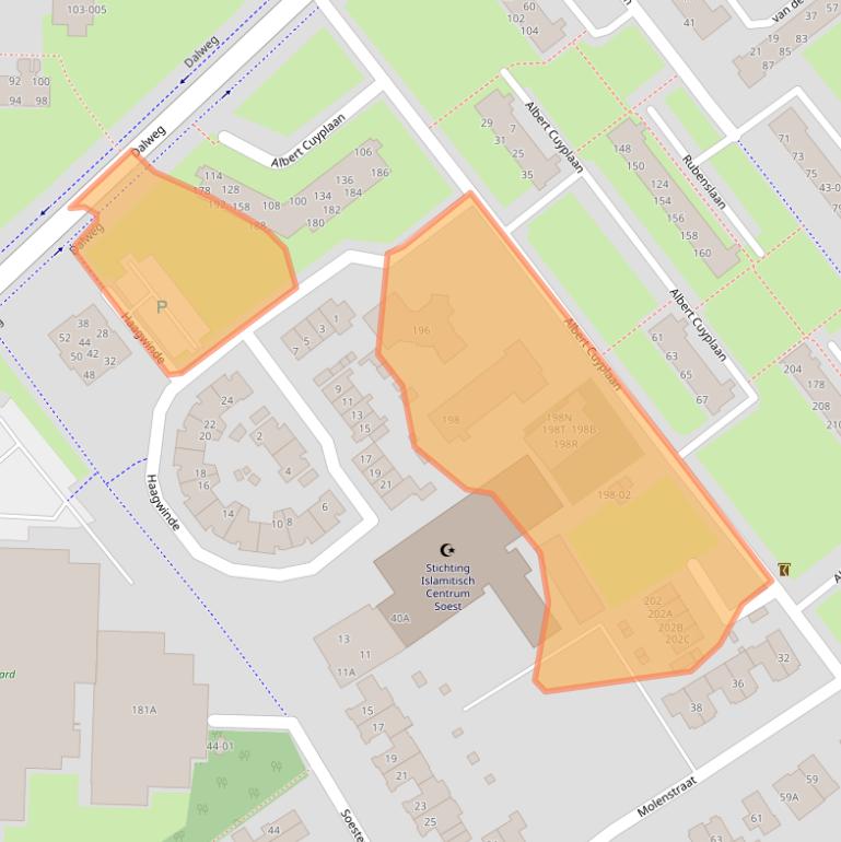 Kaart van postcodegebied 3764TW.