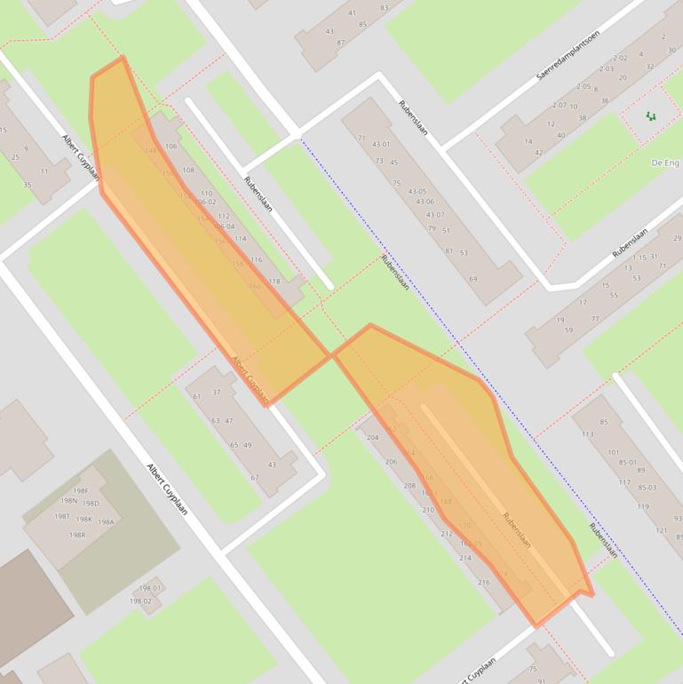 Kaart van postcodegebied 3764VL.