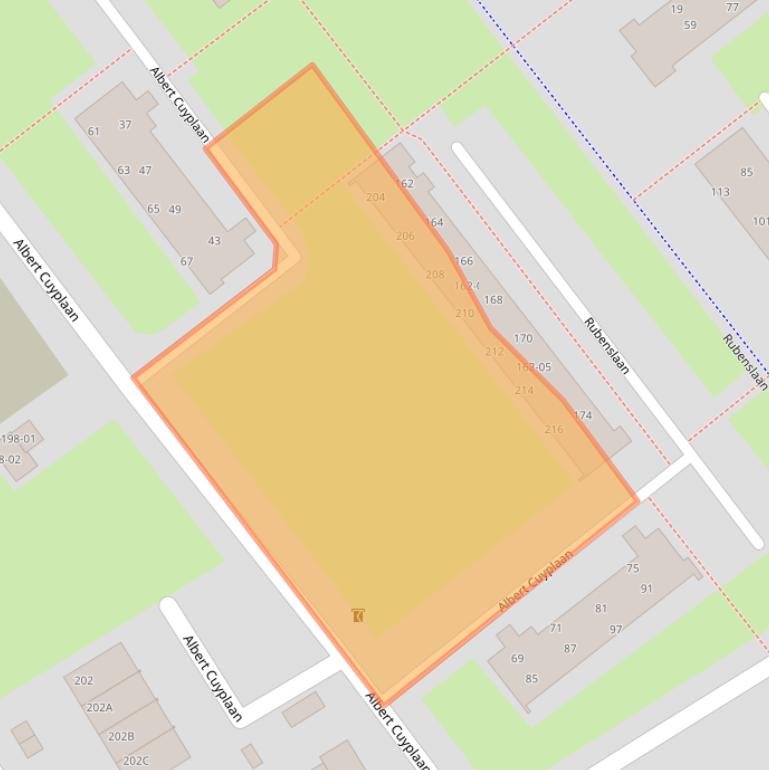 Kaart van postcodegebied 3764VM.