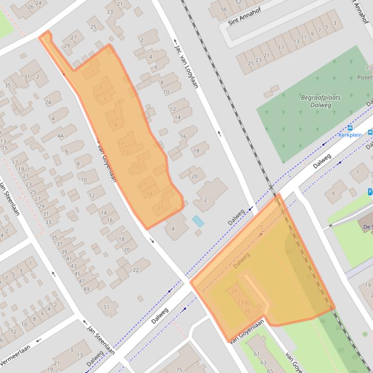 Kaart van postcodegebied 3764XC.