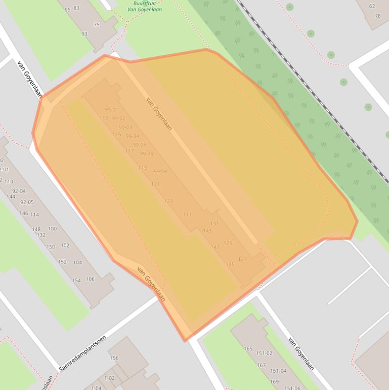 Kaart van postcodegebied 3764XE.