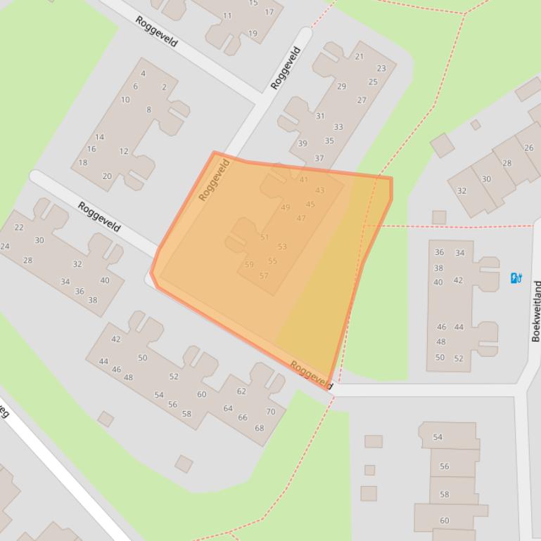 Kaart van postcodegebied 3764ZC.