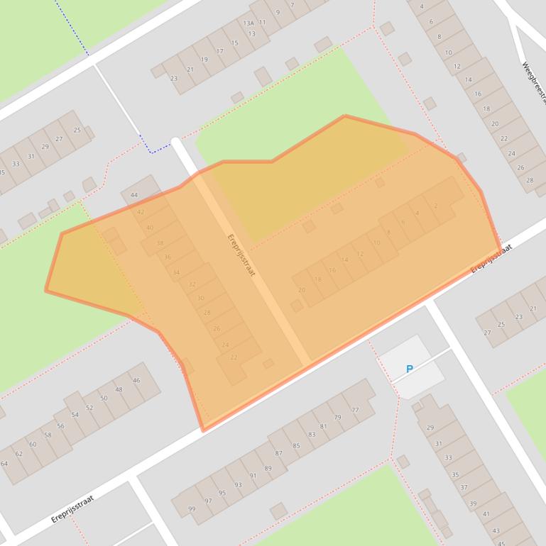 Kaart van postcodegebied 3765AK.